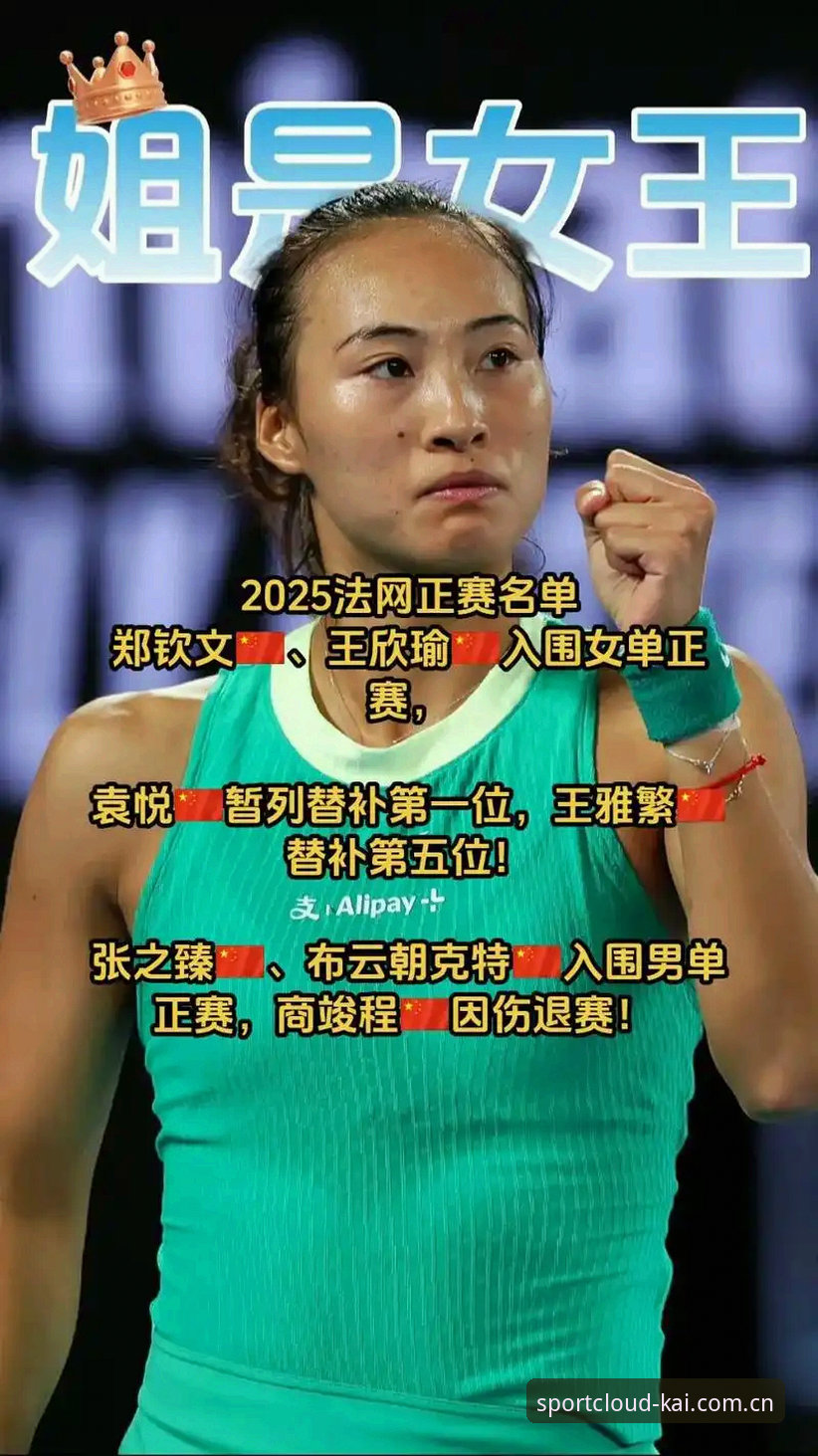 云开体育安卓下载 揭秘:2026法网女单签表深度解析,郑钦文保分危机下的破局之道